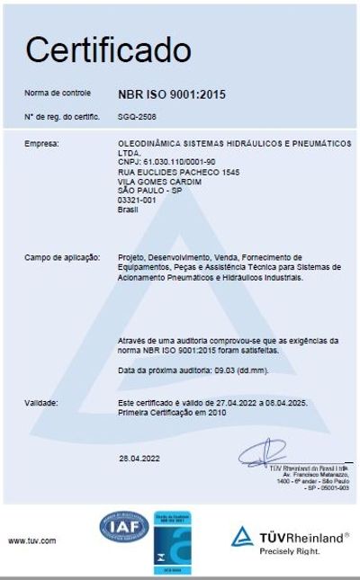 Empresa certificada iso 9001